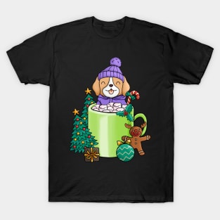 Cute and Lovely Animals with Christmas Vibes T-Shirt